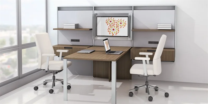 Elective Elements Freestanding Office Desk with Storage