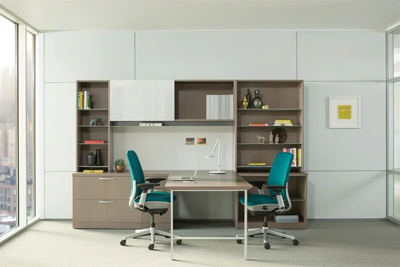 Elective Elements Freestanding Office Desk with Storage